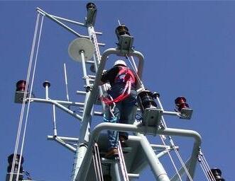 攀登信号塔所使用的保护装置